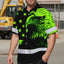 Reflective, Eagles US Flag Hi-Vis Hawaiian Shirt