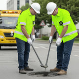 Hi Vis Hawaiian Shirt Reflective Green Your Hole Is My Goal Custom Name Safety Workwear, Hi Vis Shirts Funny
