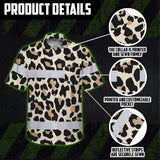 Hi Vis Hawaiian Shirt Reflective Leopard 2 Safety For Workers, Runners, Cyclists