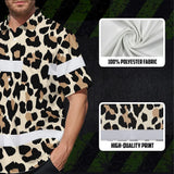 Hi Vis Hawaiian Shirt Reflective Leopard 2 Safety For Workers, Runners, Cyclists