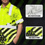 Lime US Flag Paint Hi-Vis Hawaiian Shirt