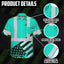Mint US Flag Paint Hi-Vis Hawaiian Shirt
