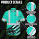 Mint US Flag Paint Hi-Vis Hawaiian Shirt