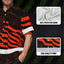 Orange Neon Independence USA Flag Hi-Vis Hawaiian Shirt