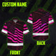 Pink Neon Independence USA Flag Hi-Vis Hawaiian Shirt