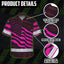 Pink Neon Independence USA Flag Hi-Vis Hawaiian Shirt