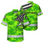 Scratch Green Camo Neon US Flag Hi-Vis Hawaiian Shirt
