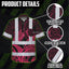 Black Light Pink Polynesian Hi-Vis Hawaiian Shirt