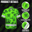 Black Skull Boat Hi-Vis Hawaiian Shirt