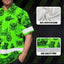 Black Skull Boat Hi-Vis Hawaiian Shirt