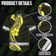 Black Yellow Polynesian Hi-Vis Hawaiian Shirt
