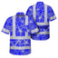 Orange Neon And Yellow Flowers Hi-Vis Hawaiian Shirt