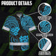 Blue Neon Polynesian Hi-Vis Hawaiian Shirt