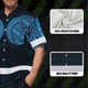 Blue Neon Hi-Vis Hawaiian Shirt