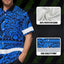 Blue Neon Hi-Vis Hawaiian Shirt