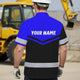 Blue Neon Uniform Hi-Vis Hawaiian Shirt