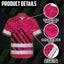 Camo Pink Neon US Flag Hi-Vis Hawaiian Shirt