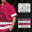 Camo Pink Neon US Flag Hi-Vis Hawaiian Shirt