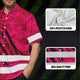 Camo Pink Neon US Flag Hi-Vis Hawaiian Shirt