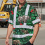 Elephant Flowers Hi-Vis Hawaiian Shirt