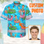 Funny Skeleton Pool Float Hi-Vis Hawaiian Shirt