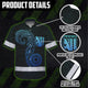 Gradient Blue Neon Hawaii Hi-Vis Hawaiian Shirt