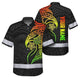 Gradient Green Orange Hi-Vis Hawaiian Shirt