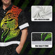 Gradient Green Orange Hi-Vis Hawaiian Shirt