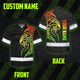 Gradient Green Orange Hi-Vis Hawaiian Shirt