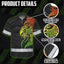 Gradient Green Orange Hi-Vis Hawaiian Shirt
