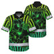 Gradient Green Polynesian Hi-Vis Hawaiian Shirt