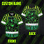 Gradient Green Polynesian Hi-Vis Hawaiian Shirt