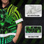 Gradient Green Polynesian Hi-Vis Hawaiian Shirt