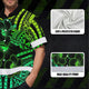 Gradient Green Polynesian Hi-Vis Hawaiian Shirt