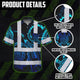 Gradient Turtle Hi-Vis Hawaiian Shirt