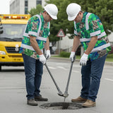 Hi Vis Hawaiian Shirt Reflective Tapes Green And Koala Custom Name Safety Workwear For Workers, Truckers, Operators, Company