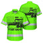 Green Loader Operator Hi-Vis Hawaiian Shirt
