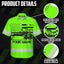 Green Loader Operator Hi-Vis Hawaiian Shirt