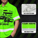 Green Loader Operator Hi-Vis Hawaiian Shirt