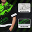 Green Neon Chainsaw Logger Custom Hi-Vis Hawaiian Shirt