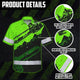 Green Neon Chainsaw Logger Custom Hi-Vis Hawaiian Shirt