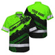 Green Neon Chainsaw Logger Custom Hi-Vis Hawaiian Shirt