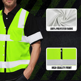Hi Vis Hawaiian Shirt Reflective Tapes Green Neon Custom Name And Logo