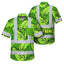 Green Neon Lime Bird of Paradise Hi-Vis Hawaiian Shirt
