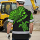 Green Neon Turtle Hawaii Hi-Vis Hawaiian Shirt