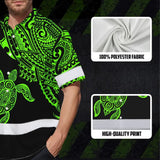 Hi Vis Hawaiian Shirt Reflective Tapes Green Neon Turtle Hawaii Custom Name