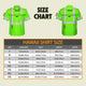 Green Neon Turtle Hawaii Hi-Vis Hawaiian Shirt