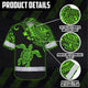 Green Neon Turtle Hawaii Hi-Vis Hawaiian Shirt