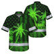 Green US Flag Coconut Hi-Vis Hawaiian Shirt