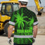 Green US Flag Coconut Hi-Vis Hawaiian Shirt